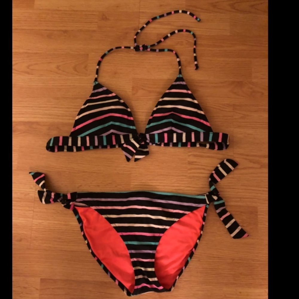Striped Victoria Secret Bikini